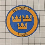 För Sverige i tiden - Klistermärke