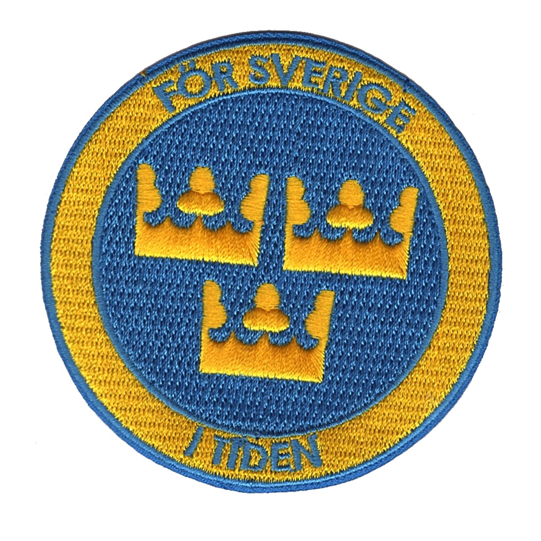 För Sverige i Tiden - Tre Kronor emblem