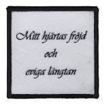 Mitt hjärtas fröjd och eviga längtan [Tillfälligt märke]