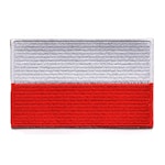 Flagga Polen / Indonesien / Monaco (flera storlekar)