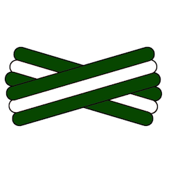Spegatt (Green - White - Green)