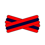 Spegatt (Red - Navy Blue - Red)