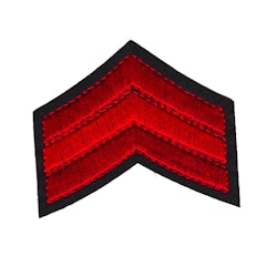 Sergeant stripes (Röd)