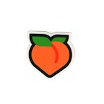 Persika emoji - Klistermärke