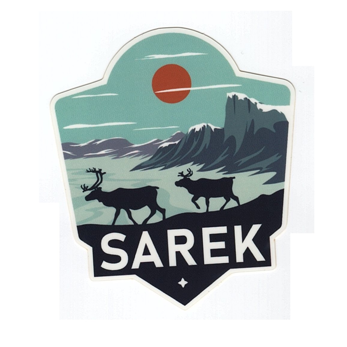 Sarek Nationalpark - Klistermärke