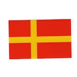 Skånes flagga (L) - Klistermärke