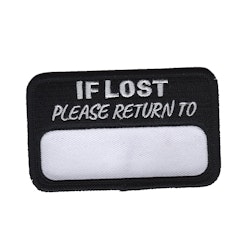 If Lost, please return to