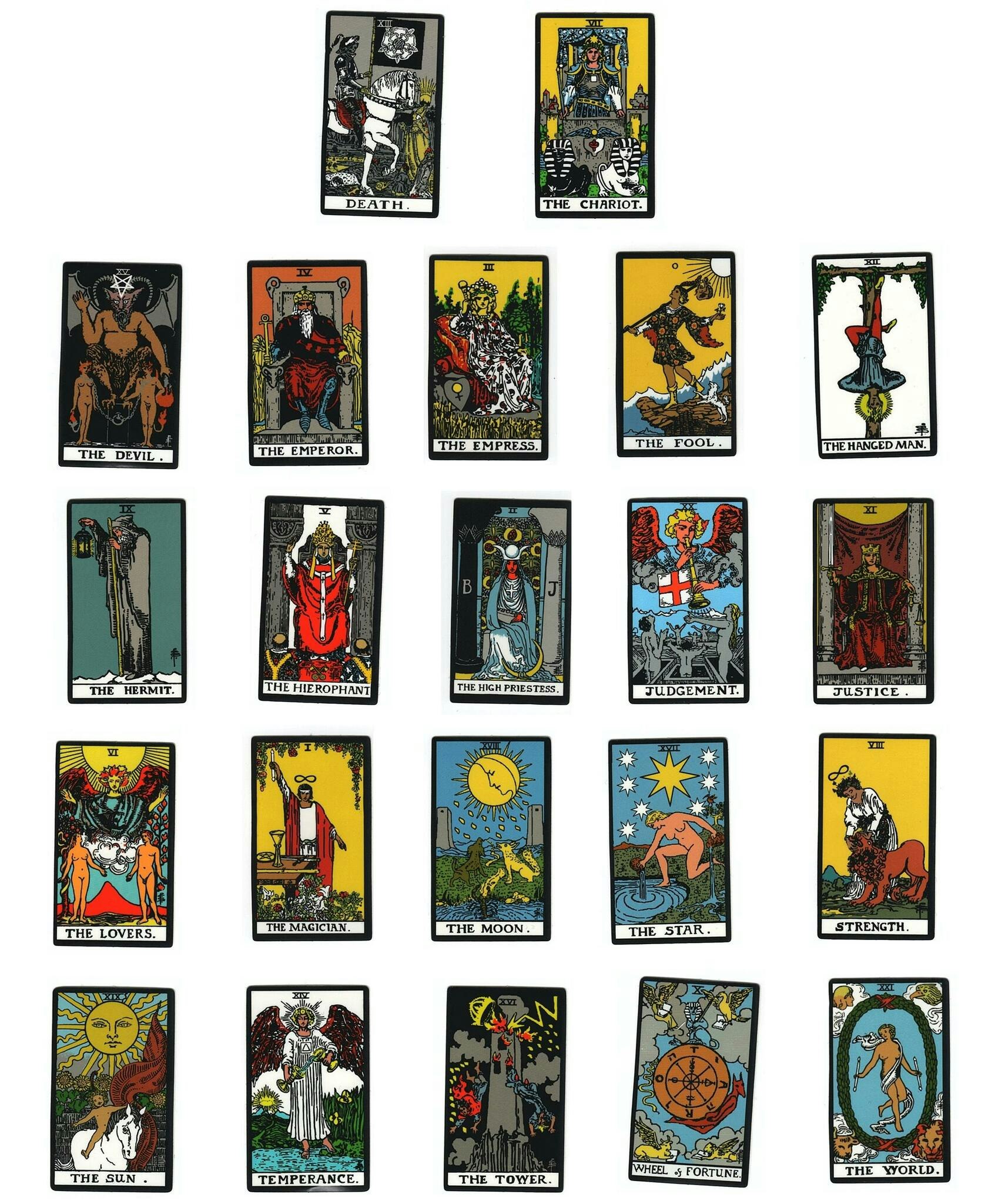 Tarot set - Klistermärken