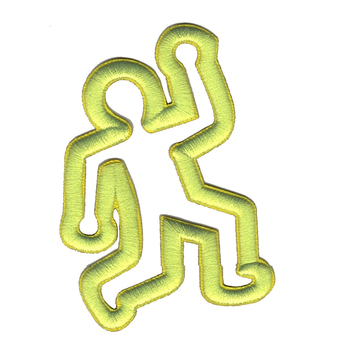 Outline/Kropp i Neontråd - Gul