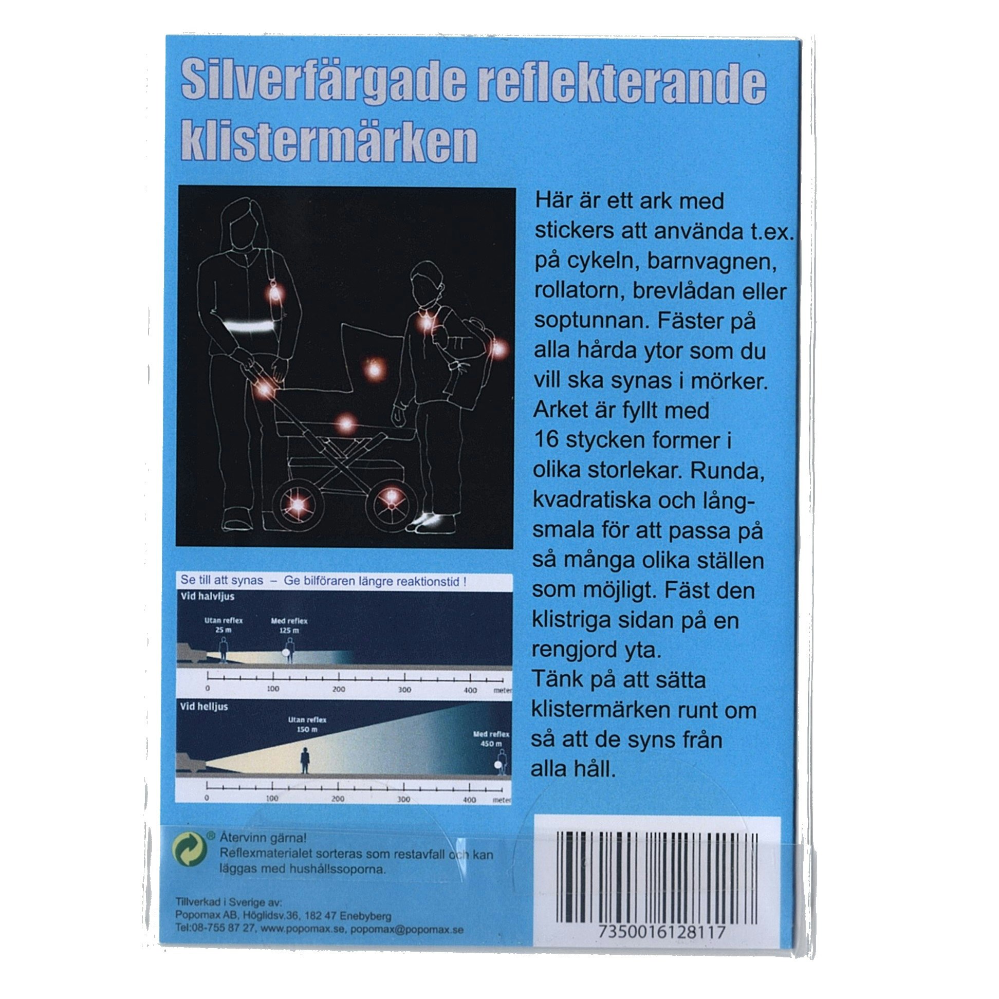 Reflexark - Klistermärken