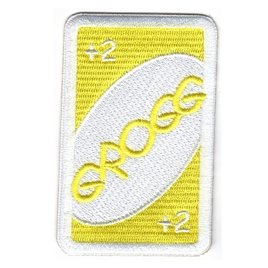 Broderat kort - Grogg +2