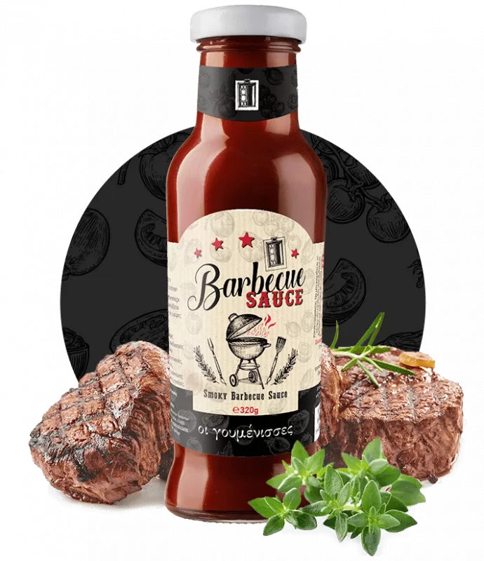 Barbecuesås 320g: Härlig sås med rökig smak och perfekt konsistens för att lyfta smaken på grillade rätter