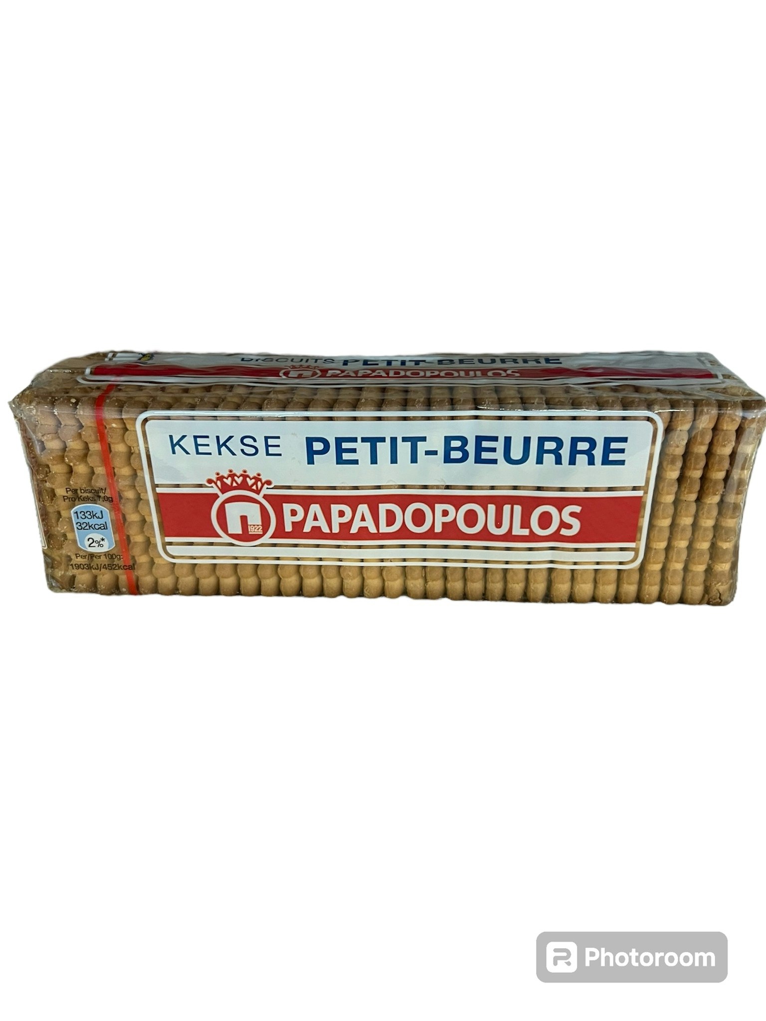 Petit Beurre-kakor (225g) Papadopoulos