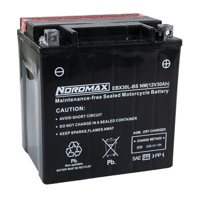 Batteri Nordmax EBX30L-BS CF Moto