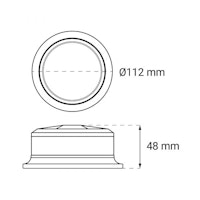LED Puck varningsljus