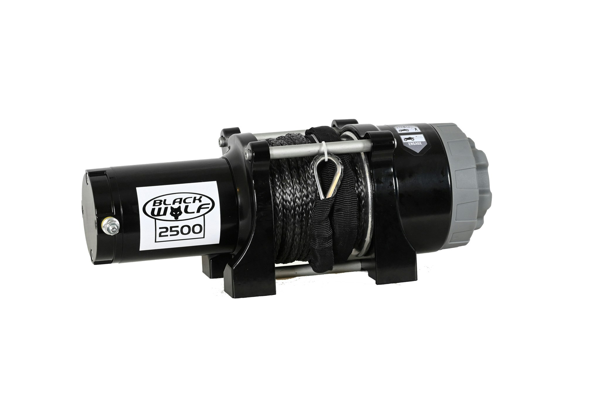BlackWolf - Vinsch 2500 syntetisk lina, fjärrkontroll