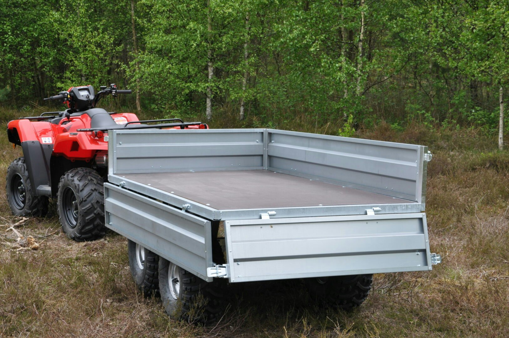 Pro-Terra - Flakvagn med boggie