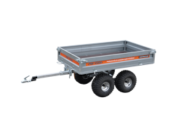 Pro-Terra - Flakvagn med boggie