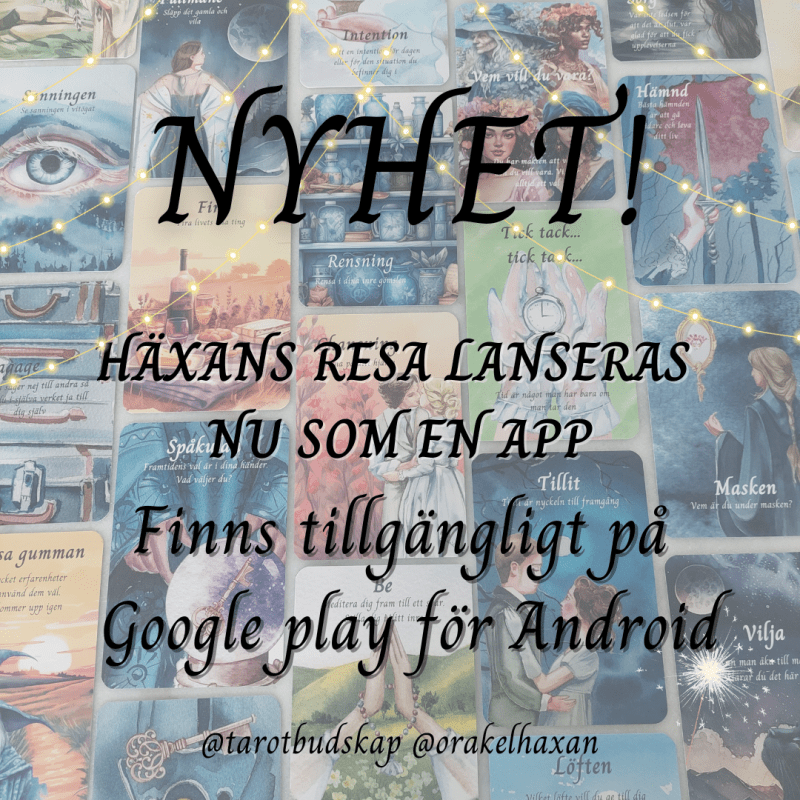 HÄXANS RESA LANSERAS NU SOM EN APP FÖR ANDROID!✨️