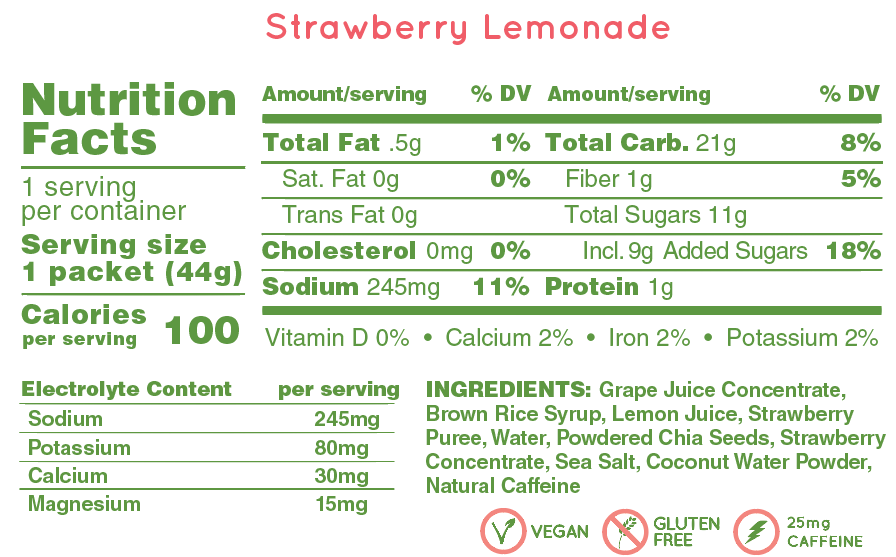 Huma - Huma Gel Plus Strawberry Lemonade, 44g