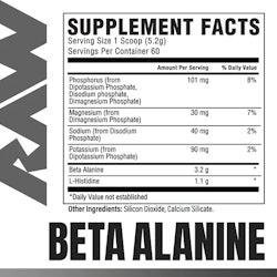 Raw Nutrition - Beta Alanin, 312g