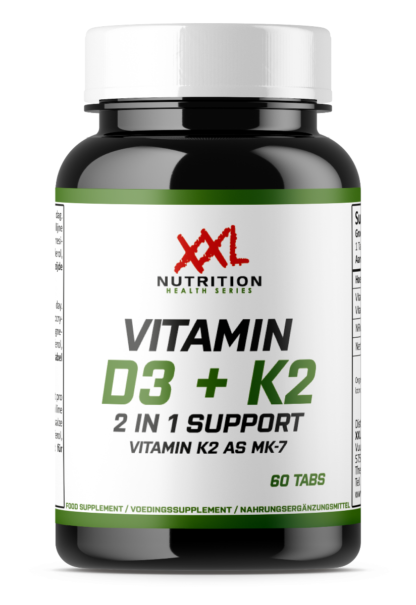 XXL Nutrition - Vitamin D3+K2, 60 tabs