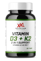 XXL Nutrition - Vitamin D3+K2, 60 tabs