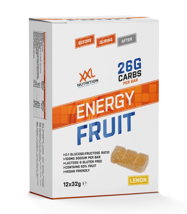 XXL Nutrition - Energy Fruit Lemon, 12x32g