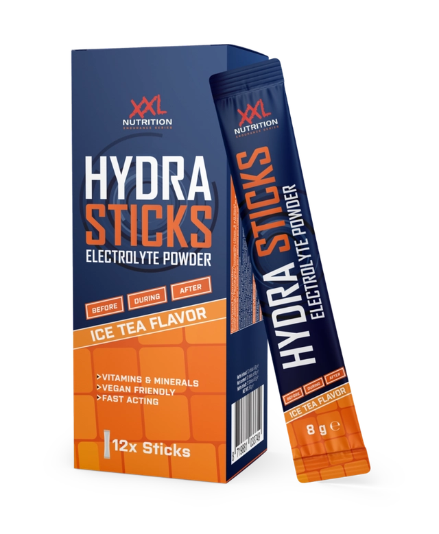 XXL Nutrition - Hydra Sticks, Electrolyte Powder, 12 Sticks