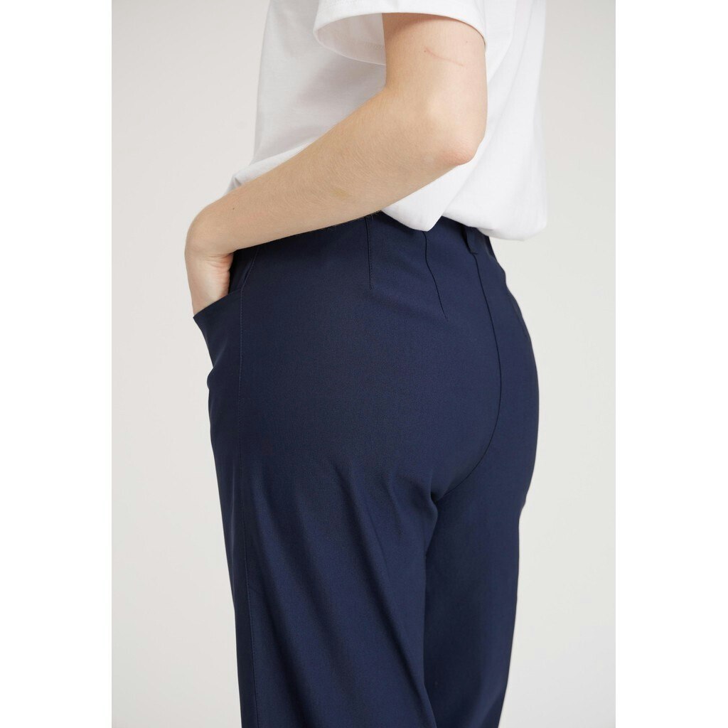 Donna loose cropped marinblå