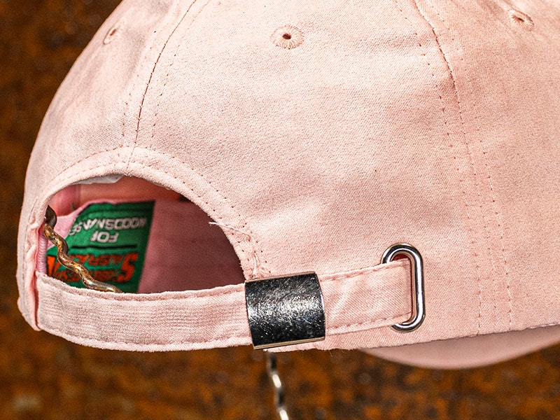 6 Panel Suede Pink