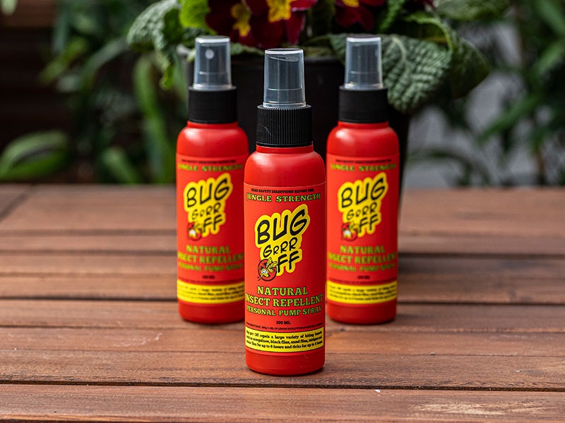 Bug-Grrr Off, mygg och fästing spray 100ml med djungel styrka