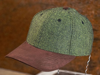 6 Panel Green Tweed