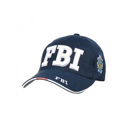 Marinblå vintage FBI basebollkeps