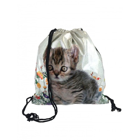 Gymnastikpåse med kattmotiv 1