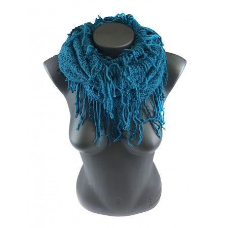 Snood, blå, modell 2