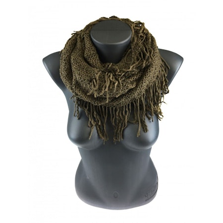 Snood, brunaktig, modell 2