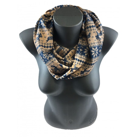Stickad snood 2