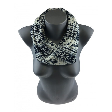 Stickad snood 5