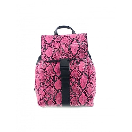 Designerryggsäck ECO ormskinn, rosa