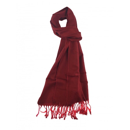 Halsduk / scarf, rödaktig