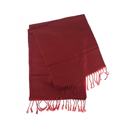 Halsduk / scarf, rödaktig
