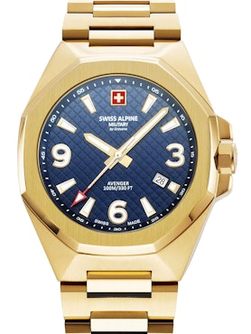 Swiss Alpine Military Typhoon Herrklocka 7005.1115 – Utsökta Detaljer i 42mm av Schweizisk Excellence