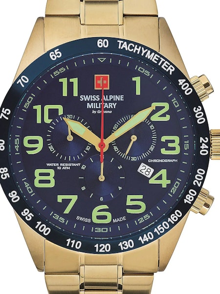 Swiss Alpine Military Herrklocka 7047.9115 – Kraftfull Precision och Robust Design