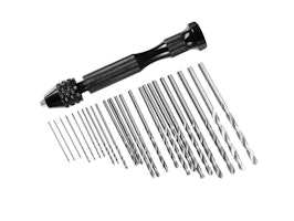 Borr / Handborr / Pin vise + Bits (25 st)
