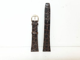 Armband MÖRKBRUN KALVSKINN (20 mm)