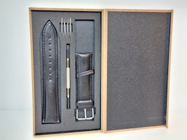Armband SVART (21 mm) + tillbehör