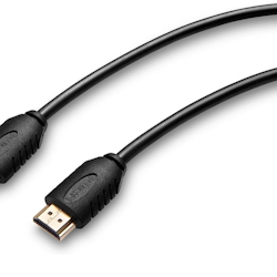 HDMI-kabel High Speed, 1m - Svart