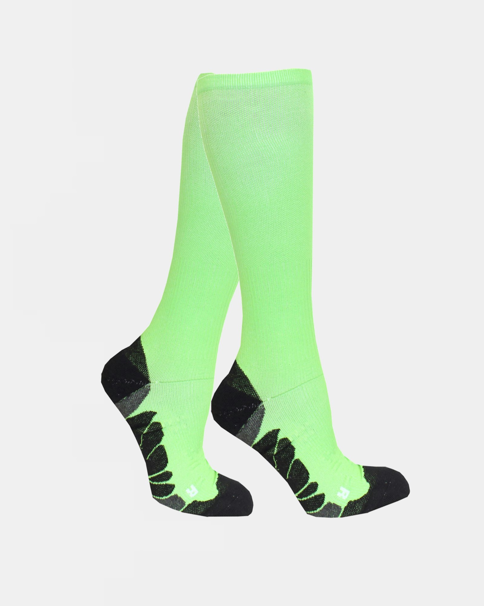 Sport Compression Socks, Limegrön 2-pack