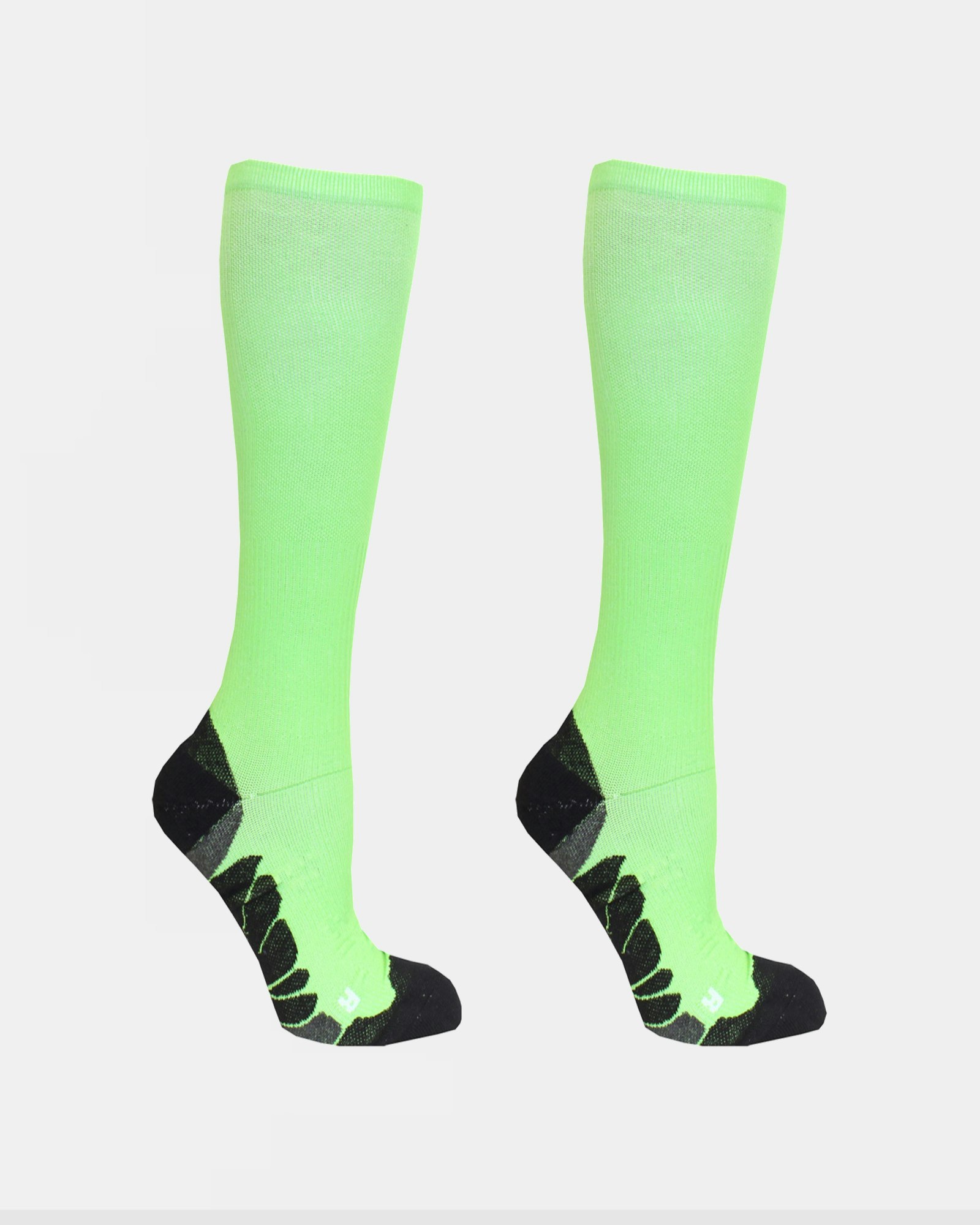 Sport Compression Socks, Limegrön 2-pack